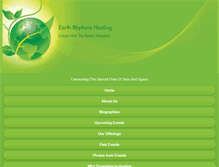 Tablet Screenshot of earthrhythmshealing.com